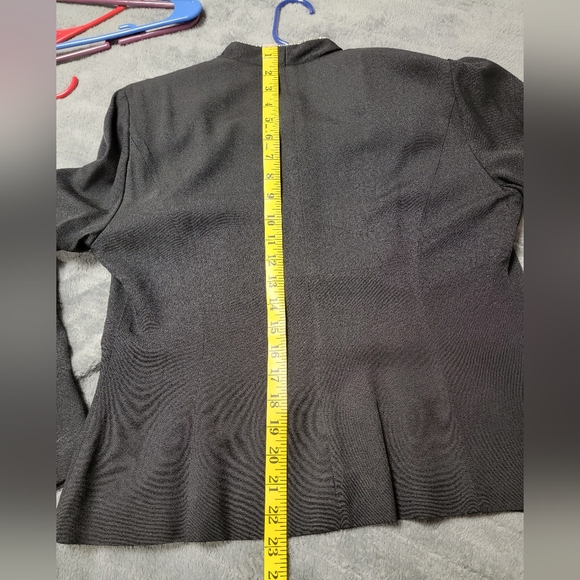 J. R. Nites vintage 80s Rhinestone Women's Blazer with Diamond Trim and Button - Picture 8 of 8